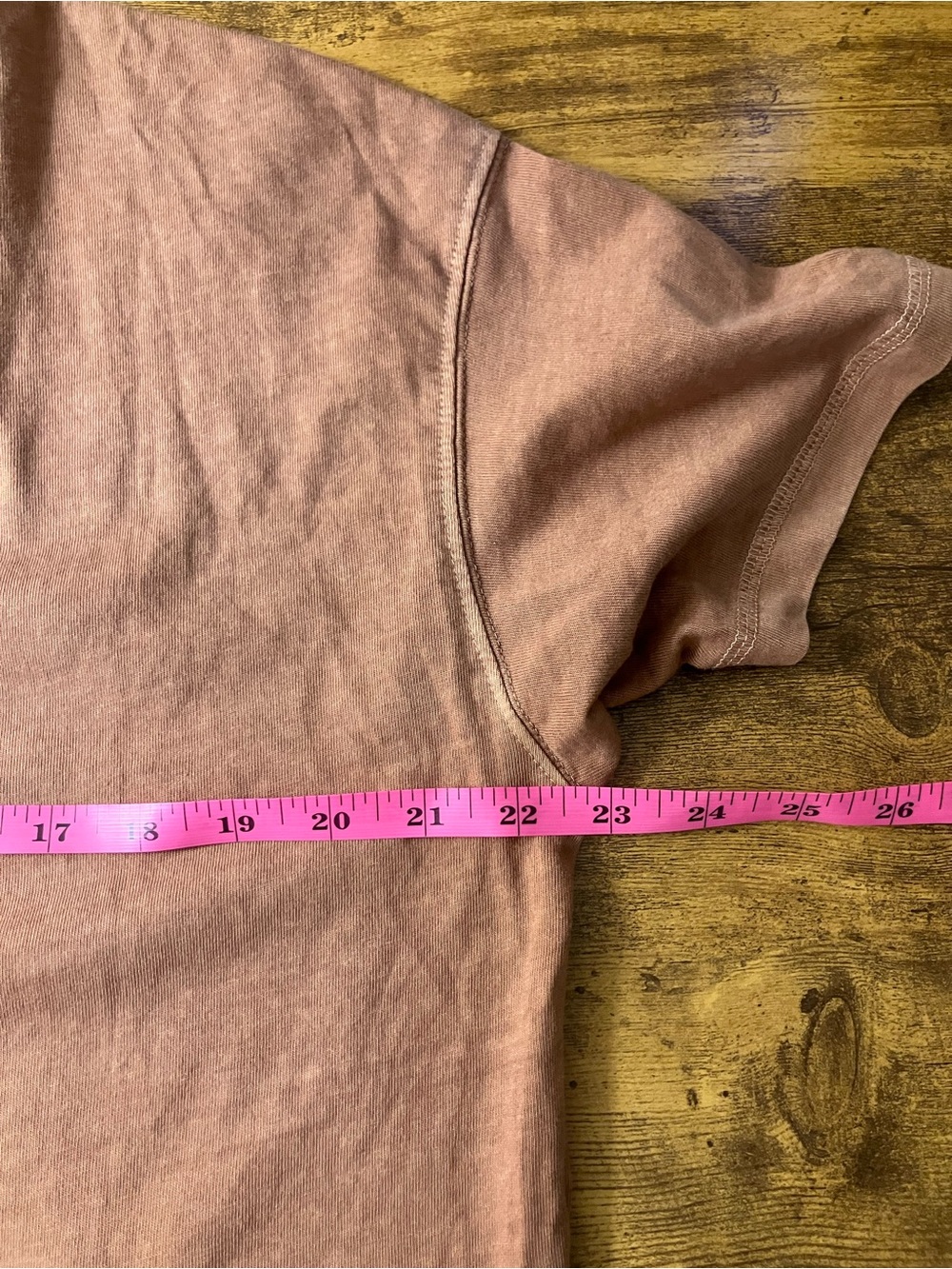 Old Navy Women’s Vintage Boxy Crewneck T-Shirt Caramel Bronze Brown Medium - Picture 8 of 11